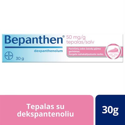 BEPANTHEN, 50 mg/g, tepalas, 30 g