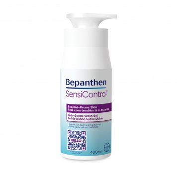 BEPANTHEN SensiControl®, prausimosi gelis jautriai ir į egzemą linkusiai odai, 400 ml