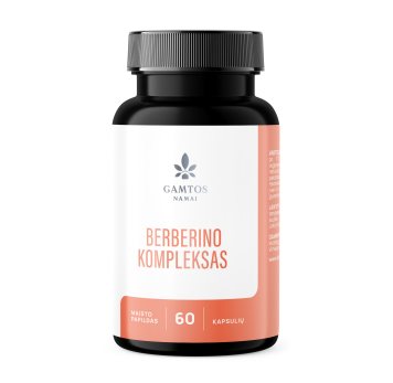 BERBERINO kompleksas kapsulės N60