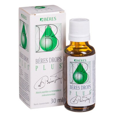 BERES DROPS PLUS, geriamieji lašai, 30 ml
