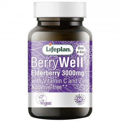 BERRYWELL LIFEPLAN, šeivamedžių ekstraktas, 60 kapsulių