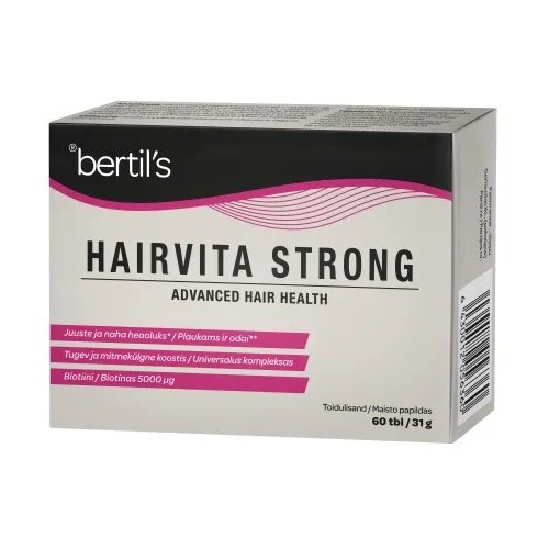 BERTIL'S HAIRVITA Strong, N60 tabletės