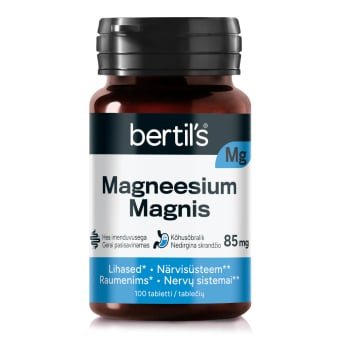 Bertil’s Magnis 85 mg tabletės N100