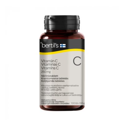 Bertil’s Vitaminas C 250 mg tabletės N100