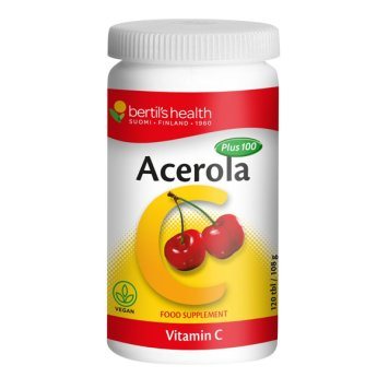 BERTIL'S Vitaminas C Acerola plus100 tabletės N120