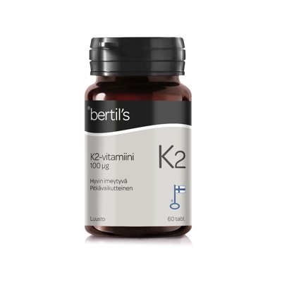 BERTIL’S VITAMINAS K2, 60 tablečių