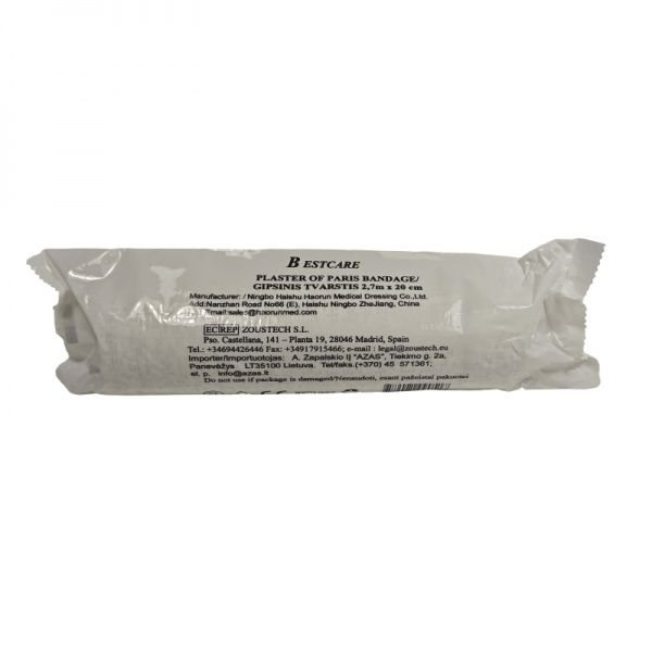 BESTCARE gipsinis tvarstis, 20 cm, 1 vnt., 2.7 m