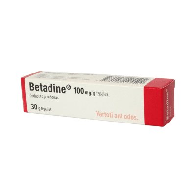 BETADINE 100 mg/g tepalas, 30 g
