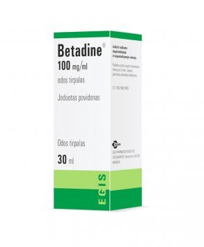 BETADINE 100 mg/ml odos tirpalas, 30 ml