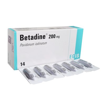 Betadine 200 mg ovulės N14
