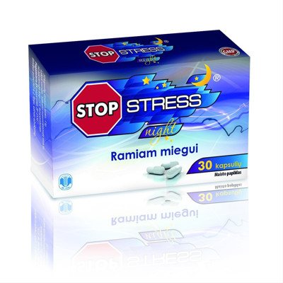 BF-ESSE STOP STRESS NIGHT, 30 kapsulių