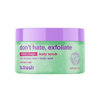 B.FRESH kūno šveitiklis DON'T HATE, EXFOLIATE MELON MAGIC, melionų aromato, 200 g