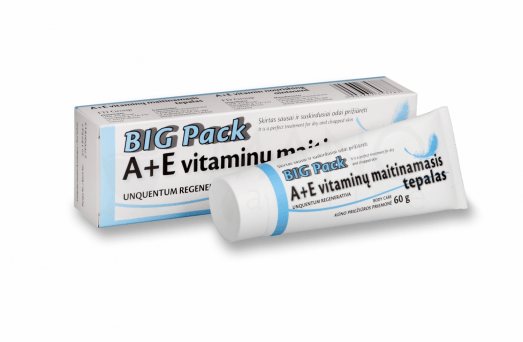 BIG PACK A+E VITAMINŲ MATINAMASIS TEPALAS, 60 g