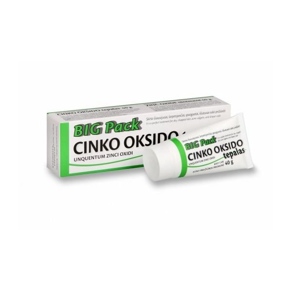 Cinko oksido tepalas, BIG PACK, 40 g