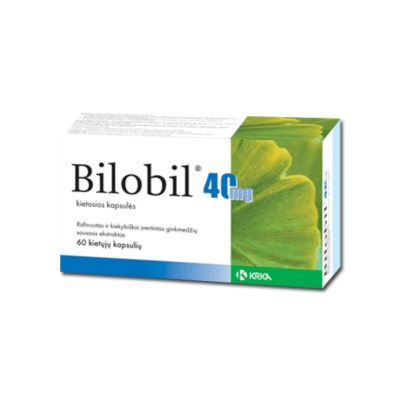 Bilobil 40 mg kietosios kapsulės N60
