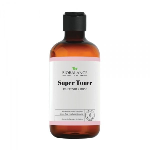 BIO BALANCE gaivinamasis veido tonikas SUPER TONER REFRESHER ROSE, 250 ml