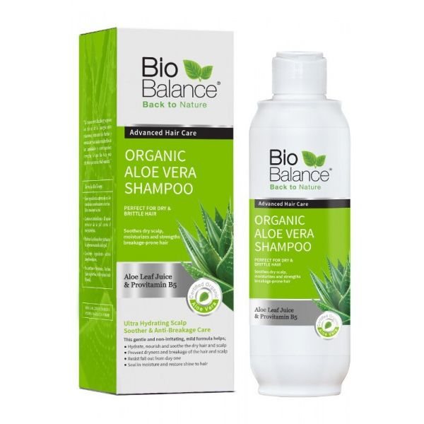 BIO BALANCE šampūnas su alaviju išsausėjusiems ir lūžinėjantiems plaukams, 330 ml