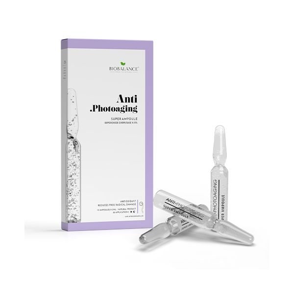 BIO BALANCE veido ampulės ANTI PHOTOAGING, x 2 ml, 10 vnt