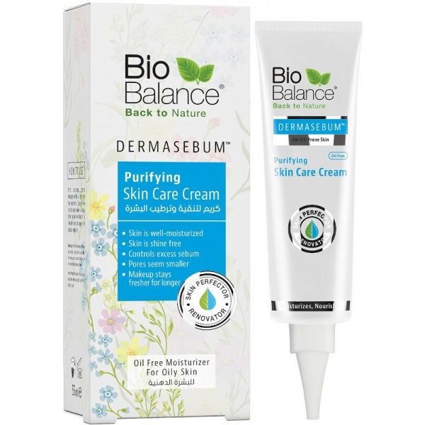 BIO BALANCE veido kremas riebiai odai DERMASEBUM, 55 ml