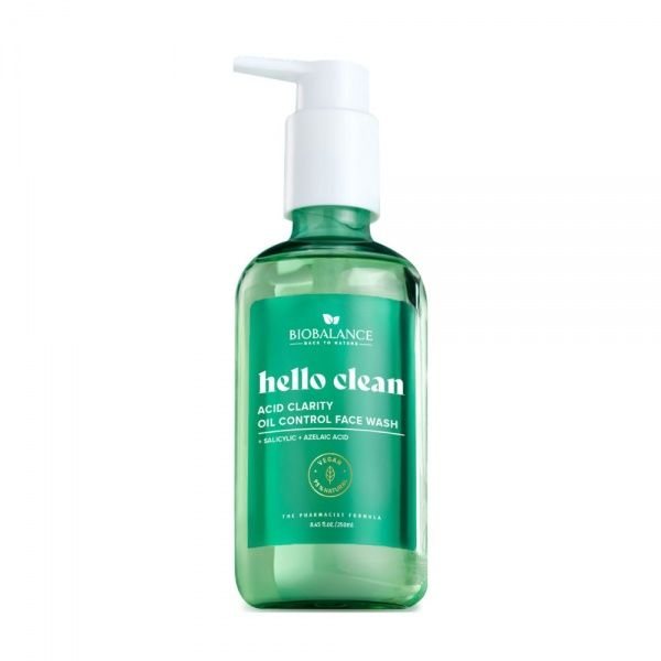 BIO BALANCE veido prausiklis HELLO CLEAN ACID CLARITY, 250 ml