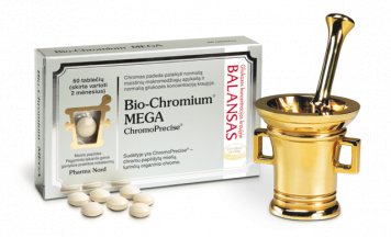 BIO-CHROMIUM Mega 100 mcg tabletės N60