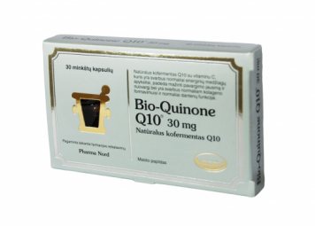 BIO-QUINONE Q-10 Active 30 mg kapsulės N30