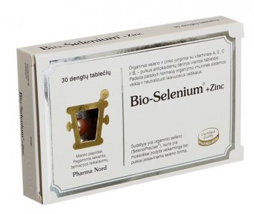 BIO-SELENIUM+ZINC tabletės N30