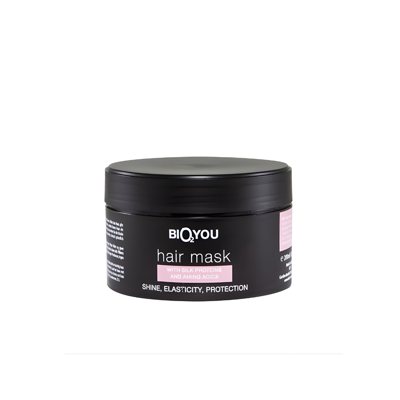 Bio2You natūrali plaukų kaukė su šilko baltymais ir aminorūgštimis, 200 ml