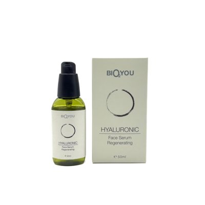 Bio2You natūralus atkuriamasis veido serumas su hialurono rūgštimi, 50 ml