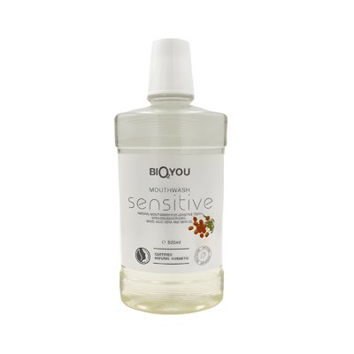 Bio2You Sensitive natūralus burnos skalavimo skystis, 500 ml