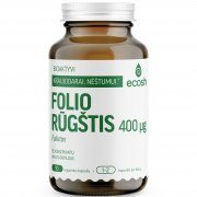Bioaktyvi folio rūgštis, foliatas 400µg, ECOSH, 90 kapsulių
