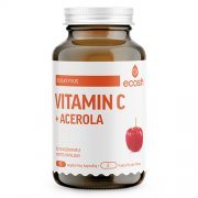 Bioaktyvus vitaminas C su acerola bisglicinatas ECOSH, 90 kapsulių