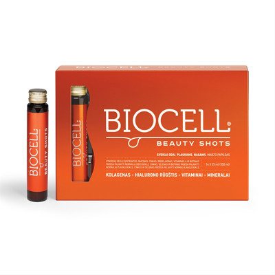 BIOCELL BEAUTY SHOTS, 14 buteliukų, 25 ml