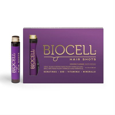 BIOCELL HAIR SHOTS, 14 x 25 ml, 350 ml