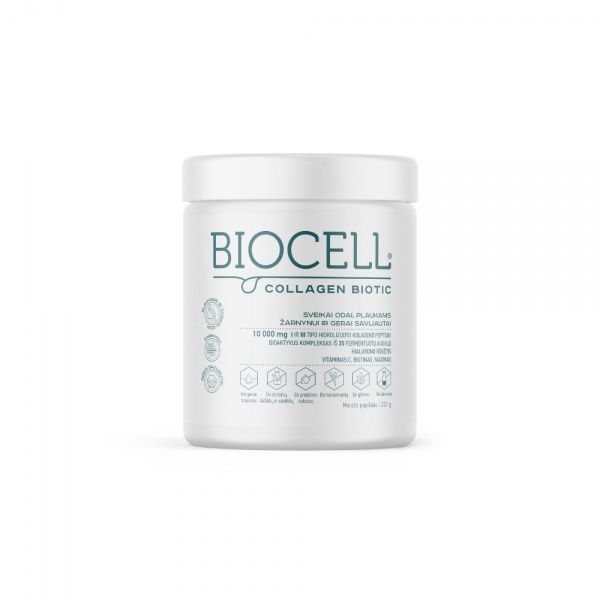 BIOCELL maisto papildas kolagenas COLLAGEN BIOTIC, 222 g