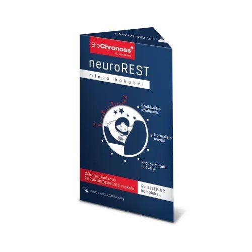 Biochronoss neuroREST kapsulės N30