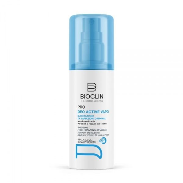 BIOCLIN purškiamas dezodorantas-antiperspirantas PRO DEO 48H ACTIVE VAPO, 100 ml