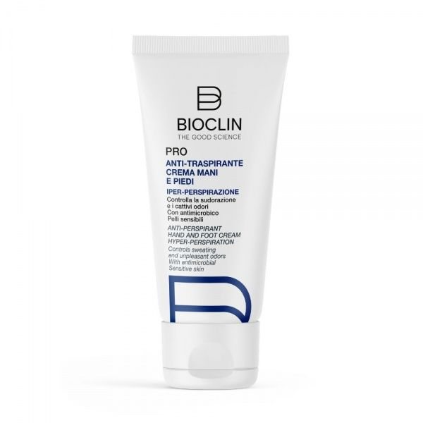 BIOCLIN rankų ir pėdų kremas-antiperspirantas PRO ANTI-TRANSPIRANTE, 50 ml