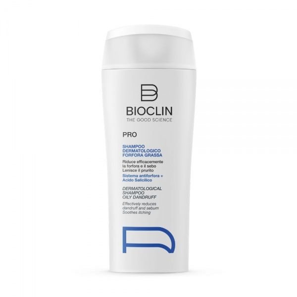 BIOCLIN šampūnas riebiai, pleiskanotai odai PRO DERMATOLOGICAL, 200 ml