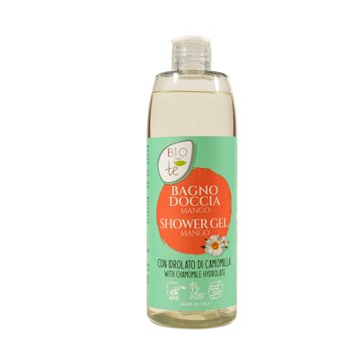 BIOconTe Dušo gelis su mangais ir ramunėlių hidrolatu, 400 ml