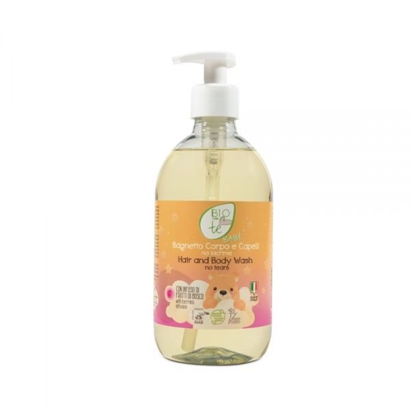 BIOCONTE švelnus kūno ir plaukų prausiklis BABY, 500 ml
