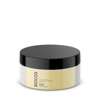 BIOCOS maitinamoji plaukų kaukė su šilku SILK, 200 ml