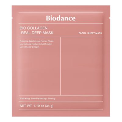 BIODANCE, BIO-COLLAGEN REAL DEEP MASK, lakštinė veido kaukė, 34 g