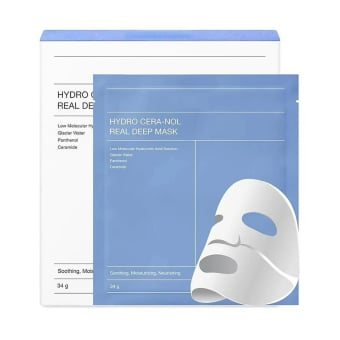 Biodance BIODANCE HYDRO CERA-NOL REAL DEEP veido kaukės, 4 vnt