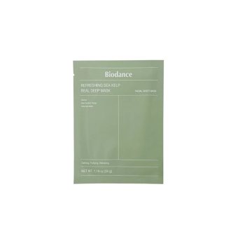BIODANCE lakštinė kaukė REFRESHING SEA KELP REAL DEEP, 34 g