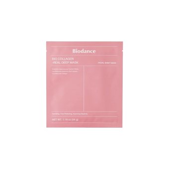BIODANCE lakštinė veido kaukė su kolagenu, BIO-COLLAGEN REAL DEEP MASK, 34 g, 1 vnt