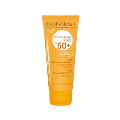 BIODERMA apsauginis pienelis nuo saulės Photoderm Max Lait SPF50+, 100 ml