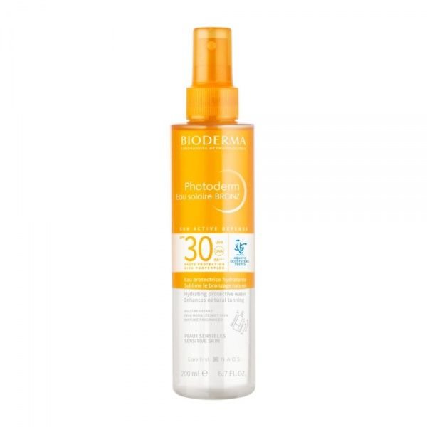 BIODERMA apsauginis veido ir kūno vanduo PHOTODERM EAU SOLAIRE, SPF30, 200 ml