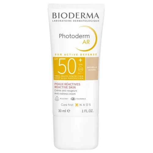 BIODERMA apsaug.kremas nuo saulės į raudonį linkusiai odai SPF50, 30 ml