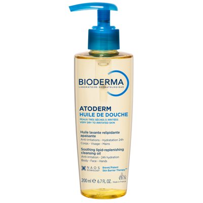 BIODERMA ATODERM HUILE DE DOUCHE, dušo aliejus, 200 ml